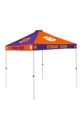 Logo Brands NCAA Clemson Tigers 9 ft x 9 ft  Checkerboard Tent