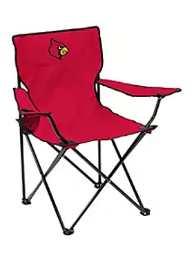 Logo NCAA Louisville Cardinals 20.5 Inch x 32 Inch x 32 Inch Quad Chair