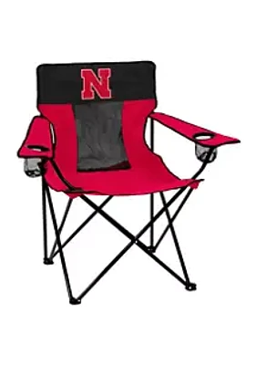 Logo Brands Nebraska Cornhuskers NCAA Nebraska Elite Chair