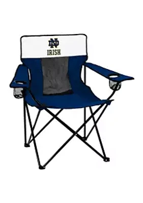 Logo Brands Notre Dame Fighting Irish NCAA Notre Dame Navy/White Elite Chair