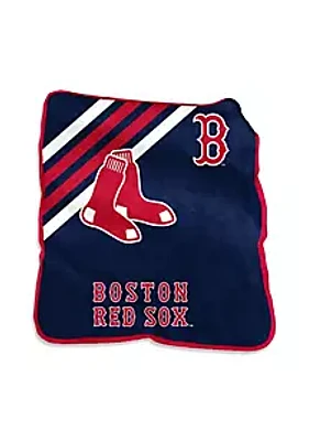 Logo Brands MLB Boston Red Sox Raschel Throw