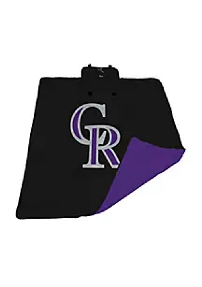 Logo Brands MLB Colorado Rockies All Weather Outdoor Blanket XL