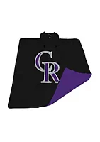 Logo Brands MLB Colorado Rockies All Weather Outdoor Blanket XL