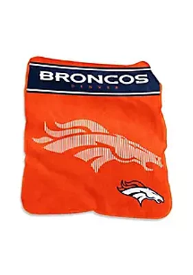 Logo Brands NFL Denver Broncos 60x80 Raschel Throw