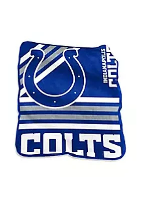 Logo Brands NFL Indianapolis Colts Raschel Throw