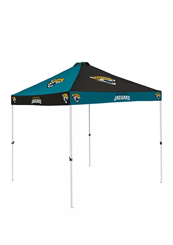 Belk NFL Jacksonville Jaguars 108 in x 108 in x 108 in Checkerboard Tent