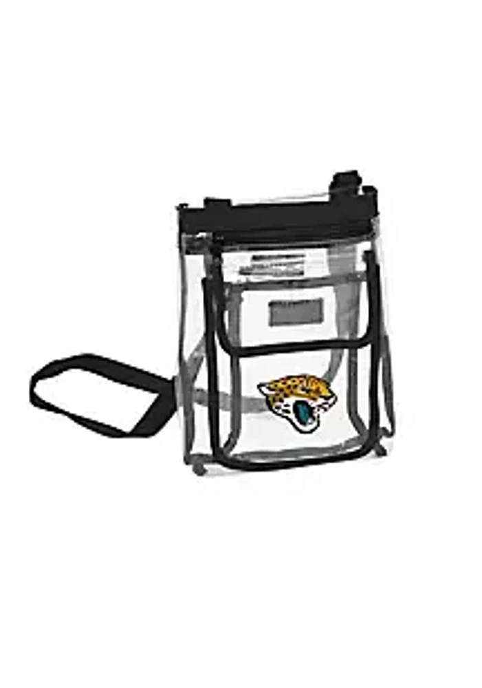 Logo Brands NFL Jacksonville Jaguars Clear Crossbody