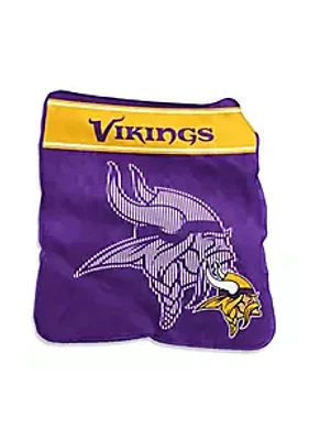 Logo Brands NFL Minnesota Vikings 60x80 Raschel Throw