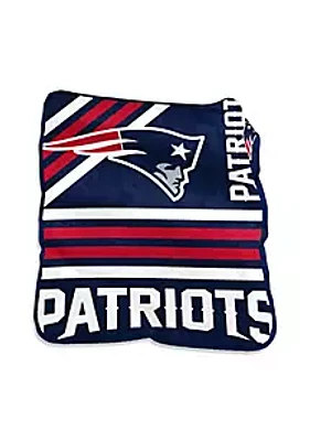 Logo Brands NFL New England Patriots Raschel Throw