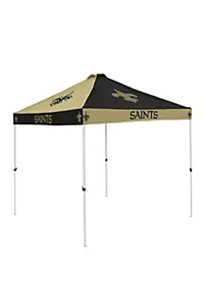 Logo NFL New Orleans Saints 108 in x 108 in x 108 in  Checkerboard Tent