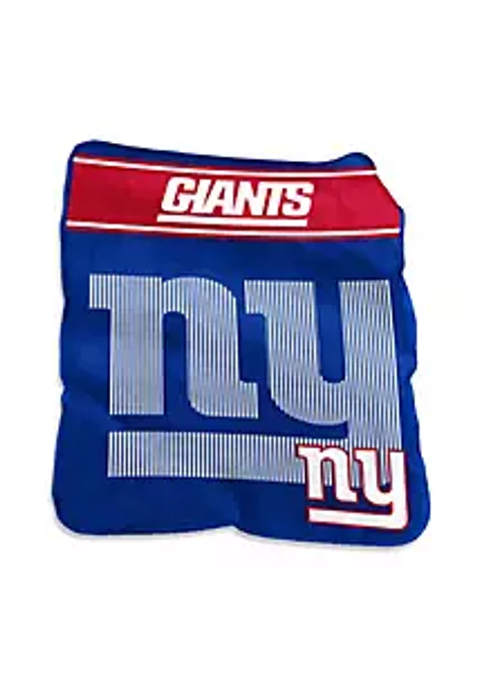 Logo Brands NFL New York Giants 60x80 Raschel Throw