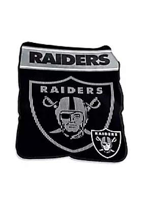 Logo Brands Oakland Raiders NFL Las Vegas Raiders 60x80 Raschel Throw