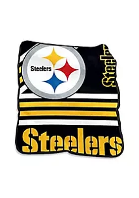 Logo Brands NFL Pittsburgh Steelers Raschel Throw