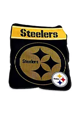 Logo Brands NFL Pittsburgh Steelers 60x80 Raschel Throw