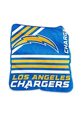 Logo Brands Los Angeles Chargers NFL LA Chargers Raschel Throw