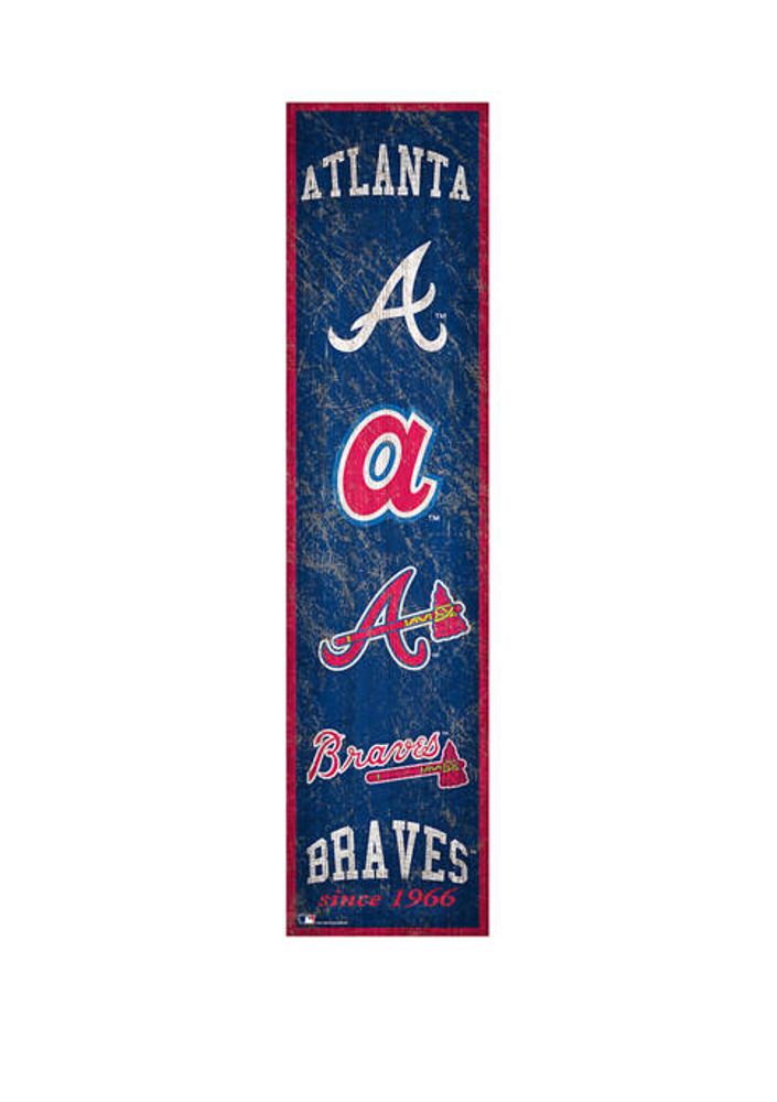 Atlanta Braves 24 Heritage Logo Round Sign