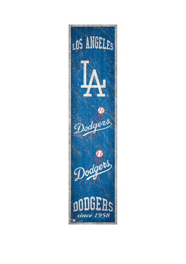 Belk MLB Los Angeles Dodgers 11 in x 19 in Heritage Distressed