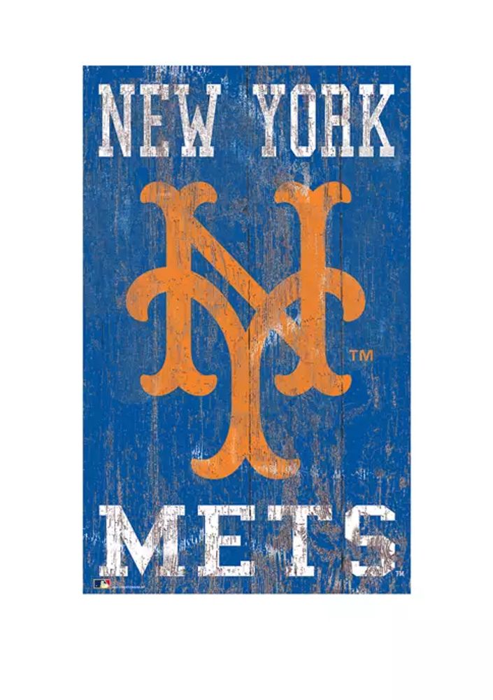 New York Giants Distressed Logo Cutout Sign