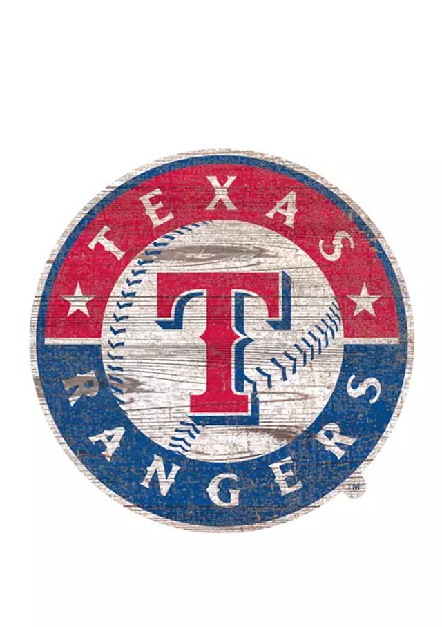 Belk MLB Texas Rangers 11 in x 19 in Team Color Welcome Sign