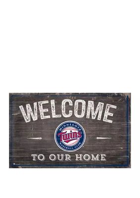 Minnesota Twins Team Color Welcome Sign