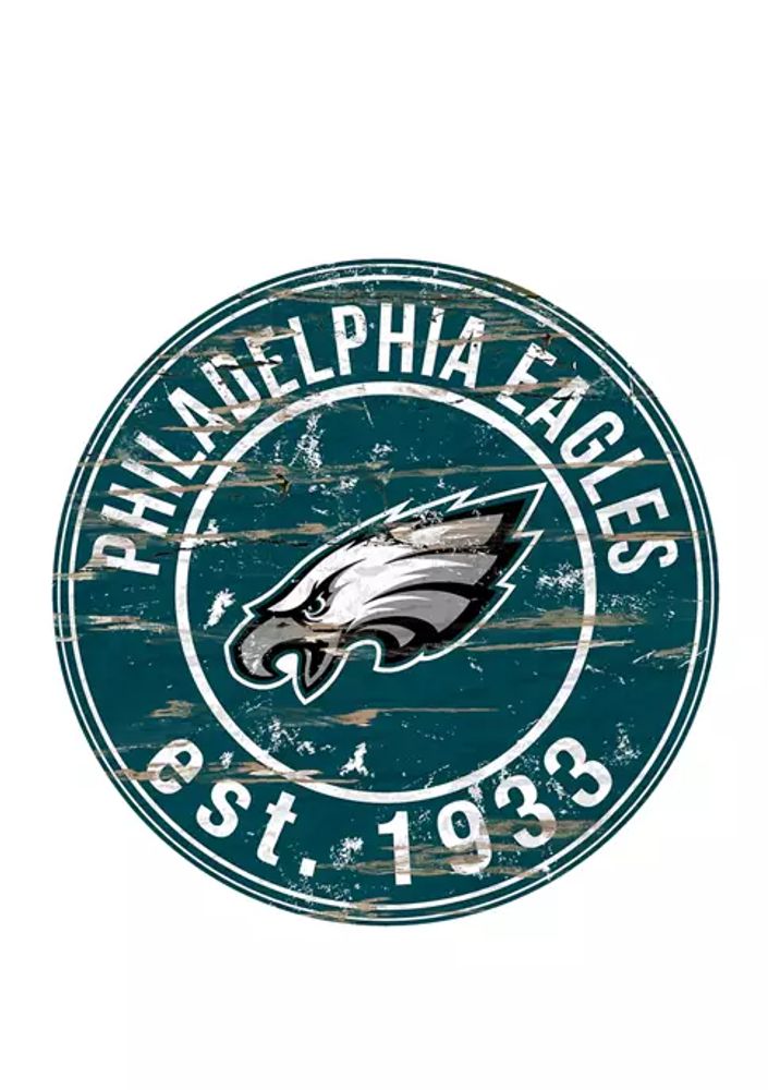 NFL Philadelphia Eagles Distressed Logo Cutout Sign