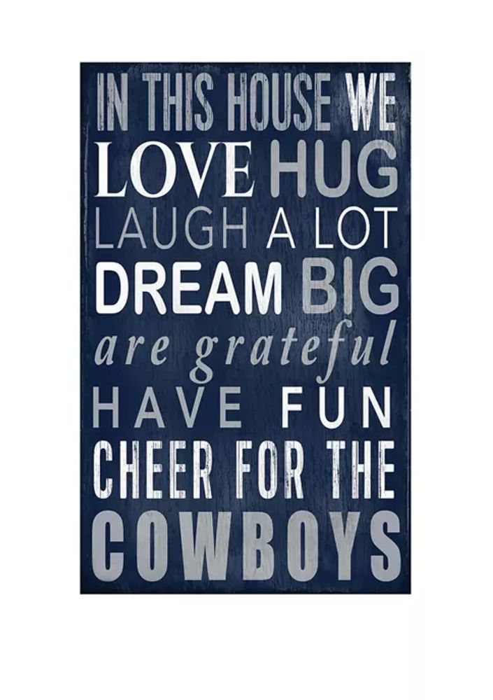 NFL Dallas Cowboys Distressed Logo Cutout Sign