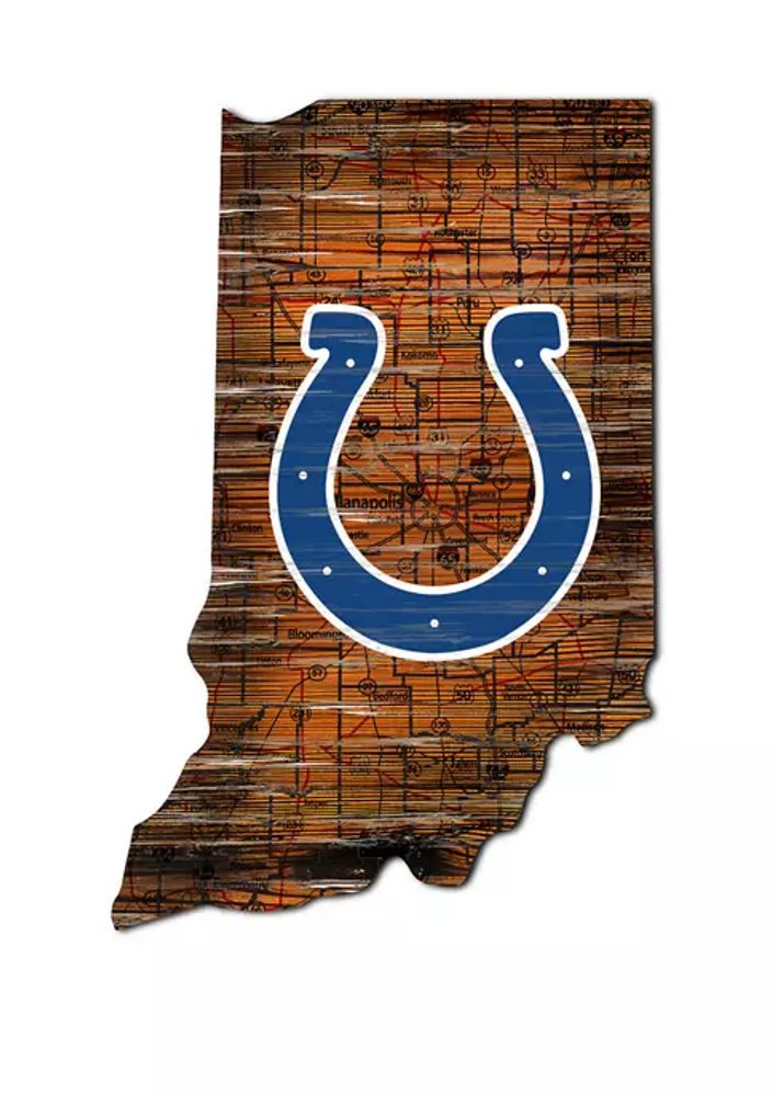 Indianapolis Colts 24'' Round Heritage Logo Sign