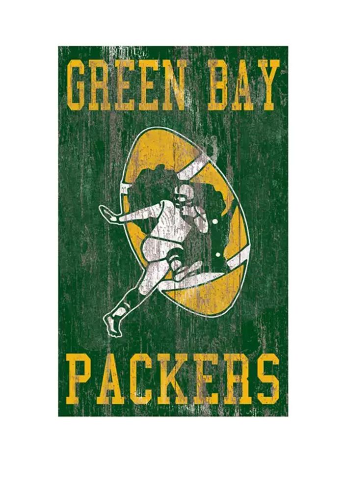 Green Bay Packers Distressed State with Logo