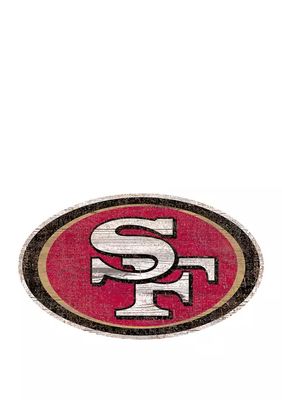 Belk NFL San Francisco 49ers 11 in x 19 in Distressed Flag