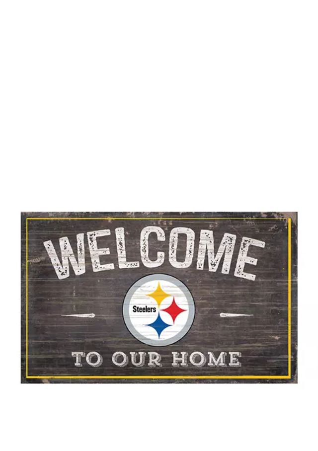 Belk NHL Pittsburgh Penguins 11 in x 19 in Team Color Welcome Sign