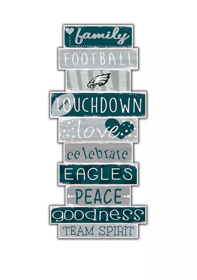 Philadelphia Eagles 11'' x 19'' Heritage Distressed Logo Sign