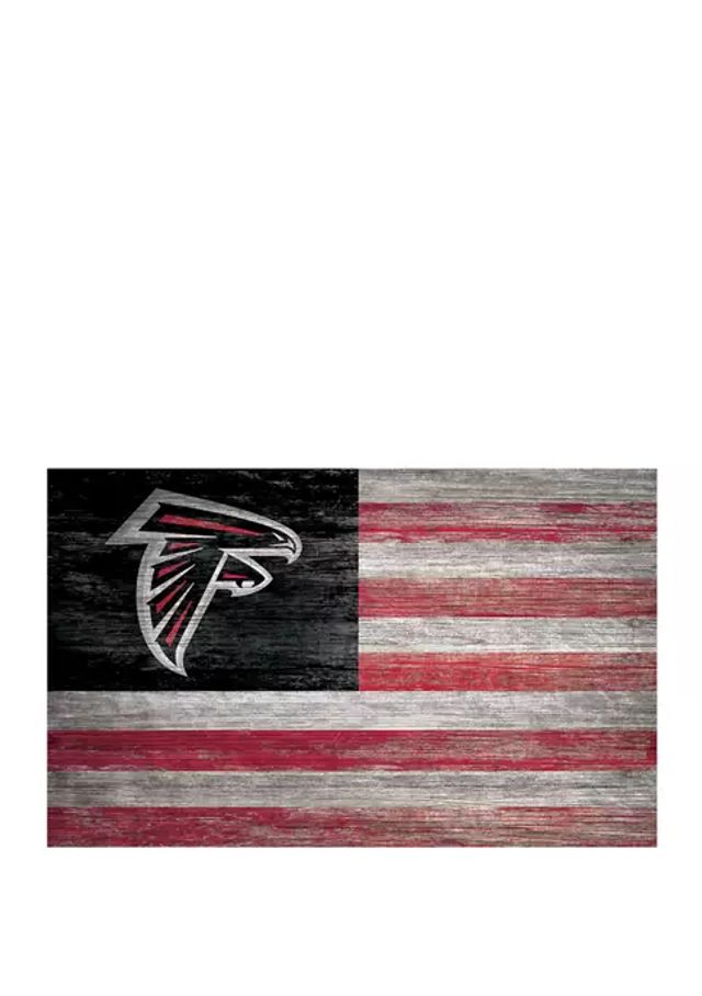 NFL Round Distressed Sign: Atlanta Falcons