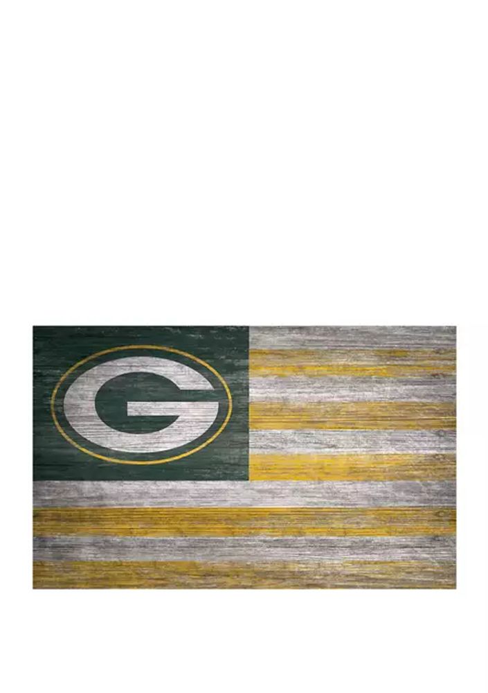 Green Bay Packers Distressed Round Sign