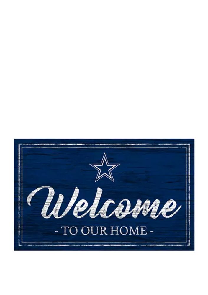 NFL Round Distressed Sign: Dallas Cowboys