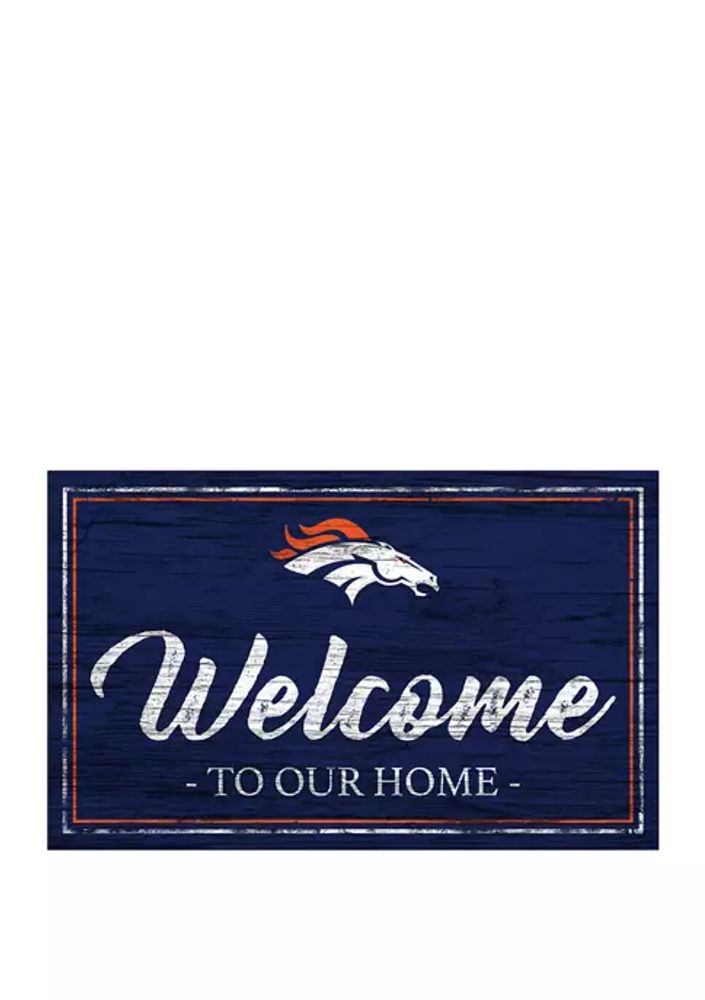 NFL Denver Broncos Distressed Logo Cutout Sign