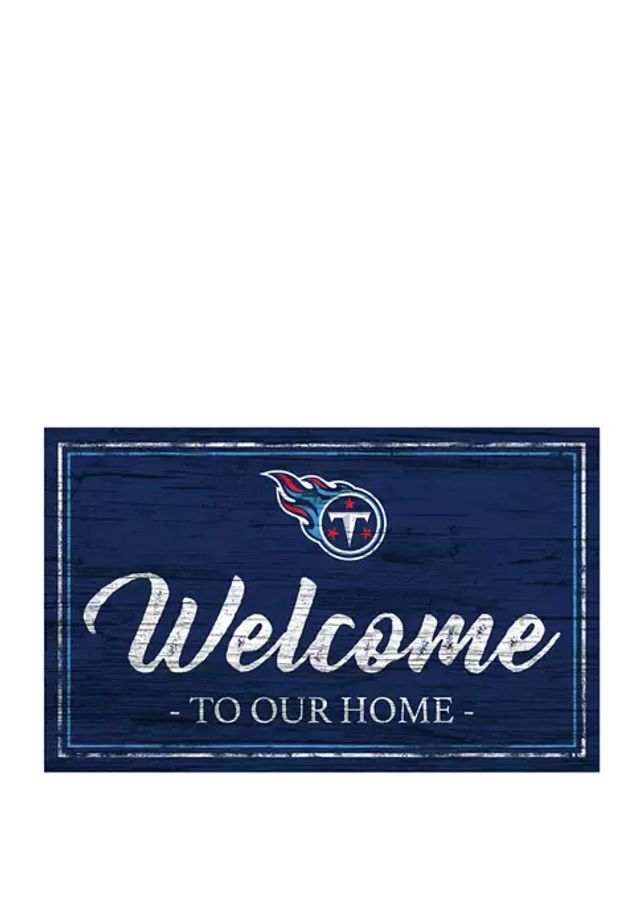 Belk NFL Philadelphia Eagles 11 in x 19 in Team Color Welcome Sign