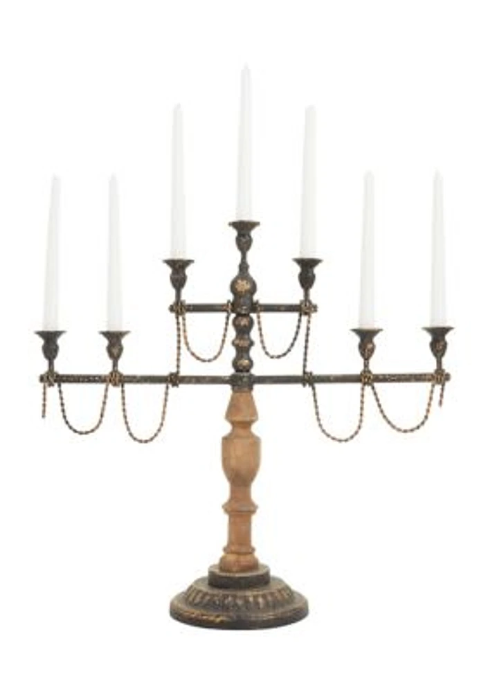 Vintage Iron Candelabra