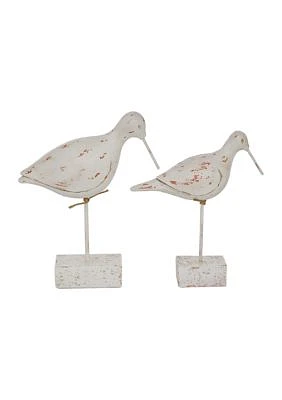 Coastal Polystone Sculpture - Set of 2