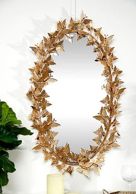 Glam Metal Wall Mirror