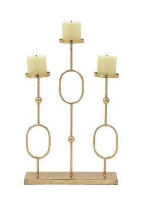 Modern Metal Candelabra