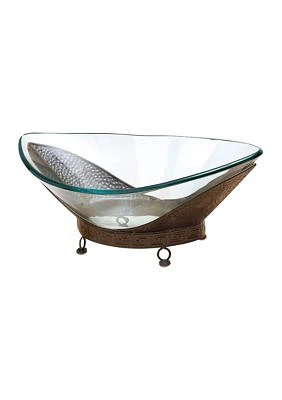 Traditional Tempered Glass Serving Bowl