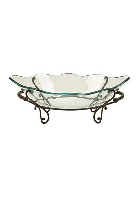 Traditional Tempered Glass Serving Bowl