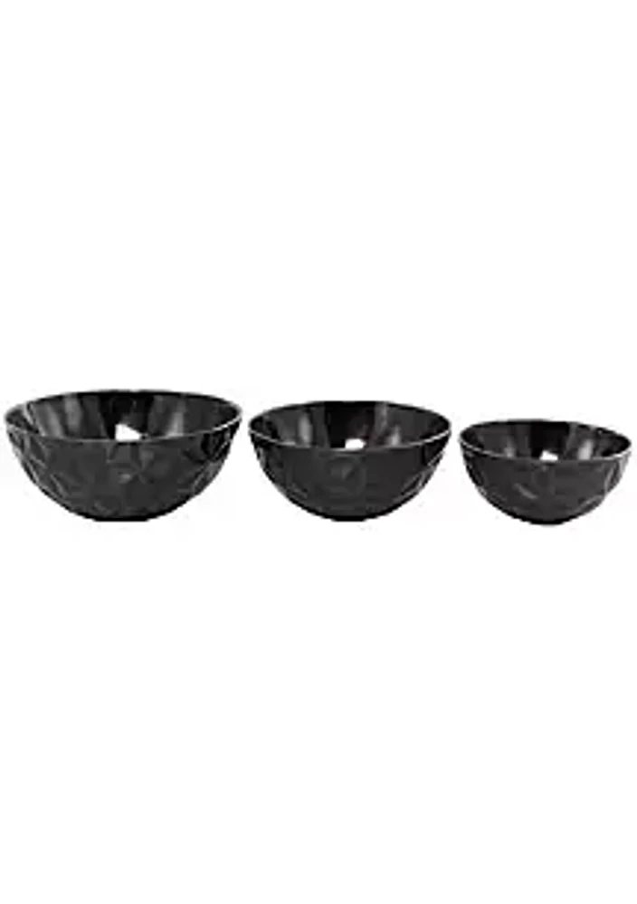 The Novogratz Modern Aluminum Decorative Bowl - Set of 3