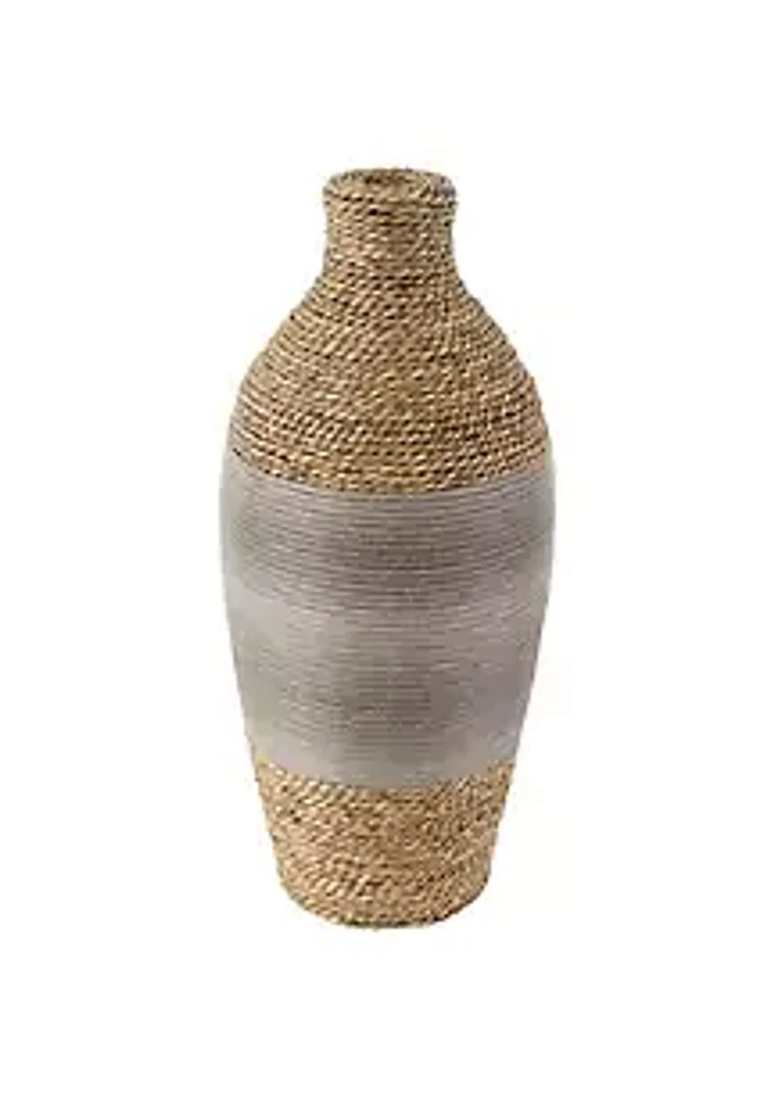 Monroe Lane Bohemian Seagrass Vase