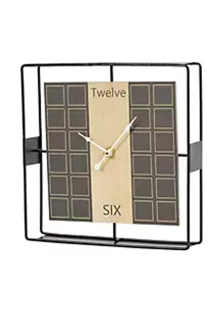 Monroe Lane Modern Wooden Clock