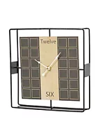 Monroe Lane Modern Wooden Clock