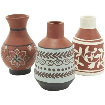 Tuscan Ceramic Vase - Set of 3