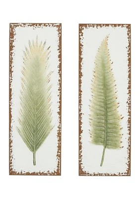 Contemporary Metal Wall Decor - Set of 2