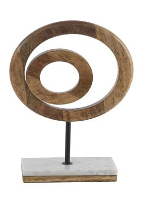 Modern Mango Wood Sculpture