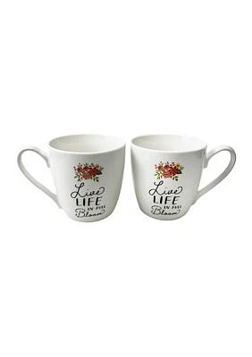 Live Life in Full Bloom Mug 